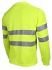 T-SHIRT OSTRZEGAWCZY Z DŁUGIM RĘKAWEM FLUO